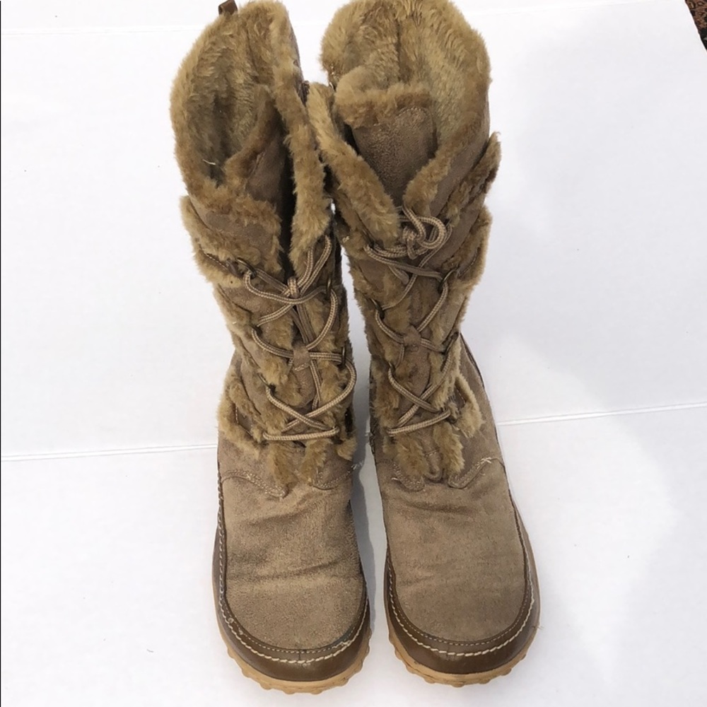 US Polo Assn Tan Bobcat Lace up Boots Size 10
